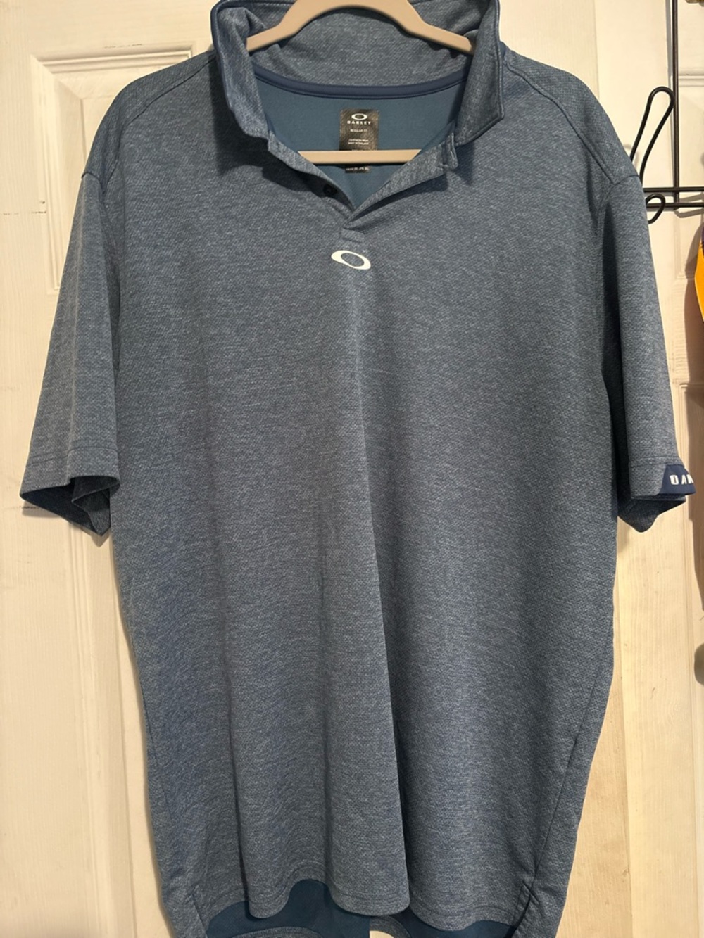 Oakley Men's Slate Blue Performance Polo